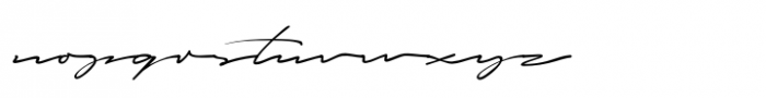 Autografia Thin Font LOWERCASE