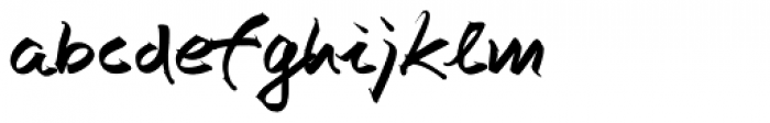 Autograph Script EF Bold Alt Font LOWERCASE