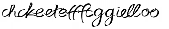 Autograph Script EF Extras Font LOWERCASE