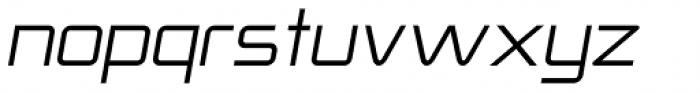 Autoprom Light Italic Font LOWERCASE