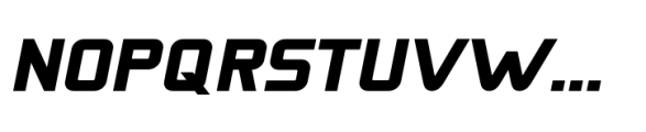 Autoprom Pro Black Italic Font UPPERCASE