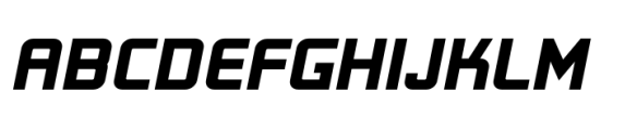 Autoprom Pro Heavy Italic Font