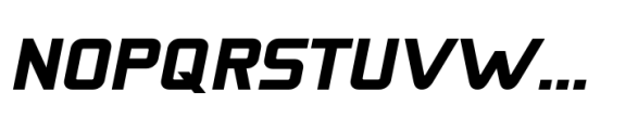 Autoprom Pro Heavy Italic Font UPPERCASE