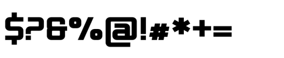 Autoprom Pro Heavy Font OTHER CHARS