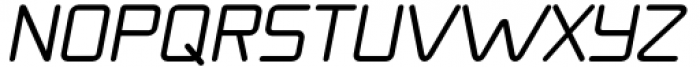 Autoprom Pro Light Italic Rounded Font UPPERCASE