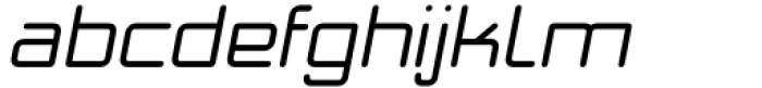 Autoprom Pro Light Italic Rounded Font LOWERCASE