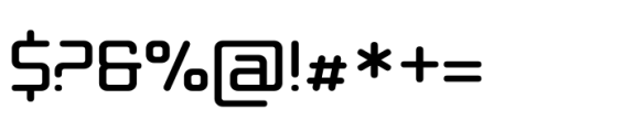 Autoprom Pro Medium Rounded Font OTHER CHARS