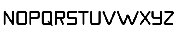 Autoprom Pro Medium Rounded Font UPPERCASE