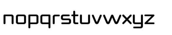 Autoprom Pro Medium Rounded Font LOWERCASE
