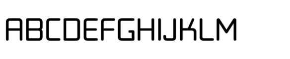 Autoprom Pro Regular Rounded Font UPPERCASE