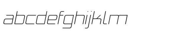 Autoprom Pro Thin Italic FONT