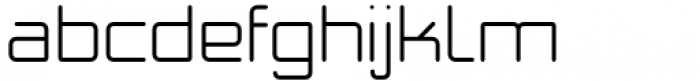 Autoprom Pro Thin Rounded Font LOWERCASE