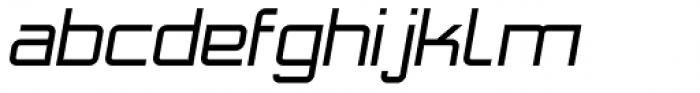 Autoprom Regular Italic Font LOWERCASE