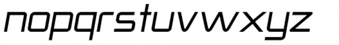 Autoprom Regular Italic Font LOWERCASE
