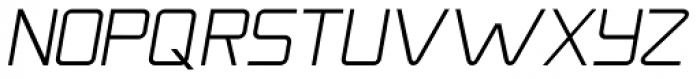 Autoprom Thin Italic Font UPPERCASE