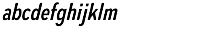 Autoradiographic Italic Font LOWERCASE