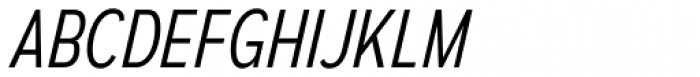 Autoradiographic Light Italic Font UPPERCASE