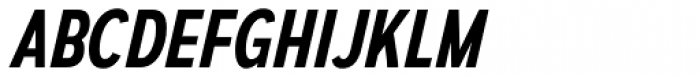 Autoradiographic SemiBold Italic Font UPPERCASE