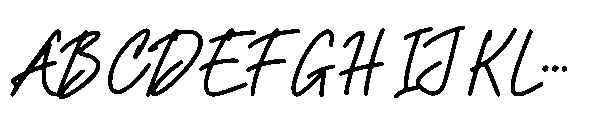 Auttens Font UPPERCASE