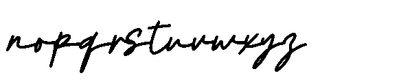 Auttens Font LOWERCASE