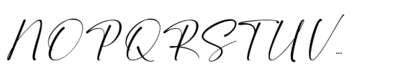 Auttera Signature Regular Font UPPERCASE