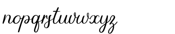 Autumn Embrace Floral Font LOWERCASE