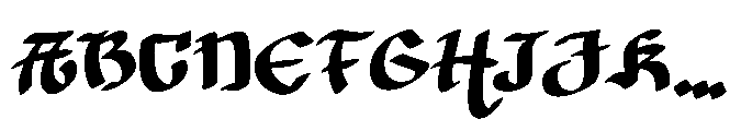 Autumn History Font UPPERCASE