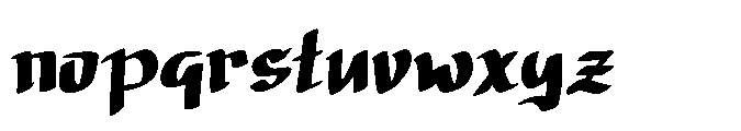 Autumn History Font LOWERCASE