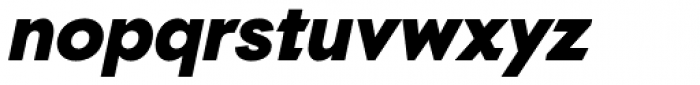 Auxilia Black Oblique Font LOWERCASE