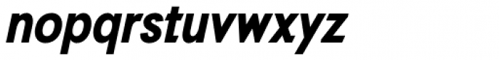 Auxilia Condensed Bold Oblique Font LOWERCASE