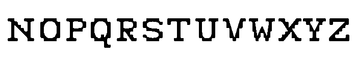 AUTHENTIC Classified Regular Font UPPERCASE