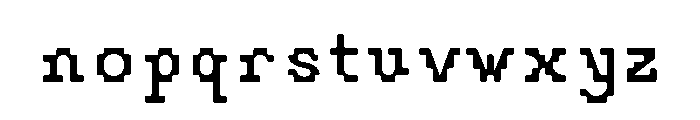 AUTHENTIC Classified Regular Font LOWERCASE