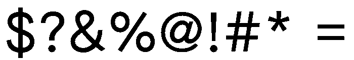 AUTHENTICSans 90 Font OTHER CHARS