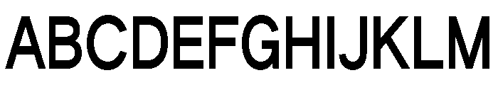 AUTHENTICSans Condensed130 Font UPPERCASE