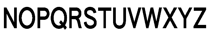 AUTHENTICSans Condensed130 Font UPPERCASE