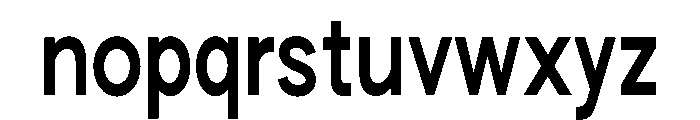 AUTHENTICSans Condensed130 Font LOWERCASE