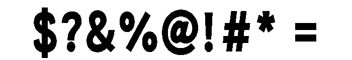 AUTHENTICSans Condensed150 Font OTHER CHARS