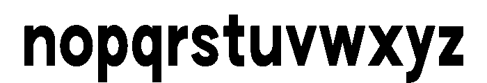 AUTHENTICSans Condensed150 Font LOWERCASE