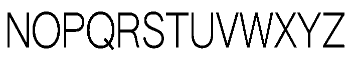 AUTHENTICSans Condensed60 Font UPPERCASE