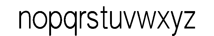 AUTHENTICSans Condensed60 Font LOWERCASE