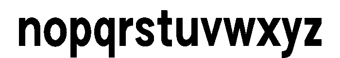AUTHENTICSansPro Condensed130 Font LOWERCASE