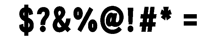 AUTHENTICSansPro Condensed150 Font OTHER CHARS