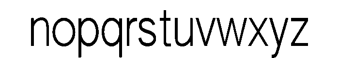 AUTHENTICSansPro Condensed60 Font LOWERCASE