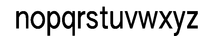 AUTHENTICSansPro Condensed90 Font LOWERCASE