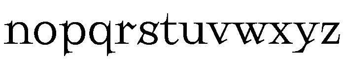 AUTHENTICUntitledText Regular Font LOWERCASE