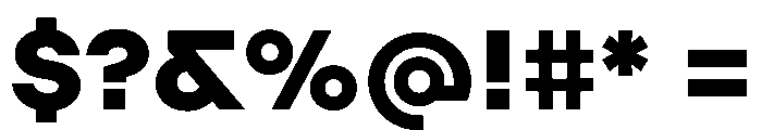 Augure Black Font OTHER CHARS