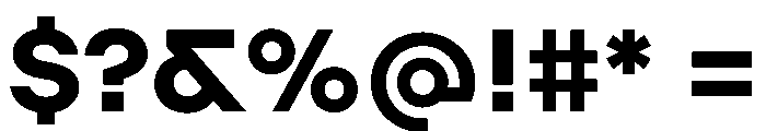 Augure Bold Font OTHER CHARS