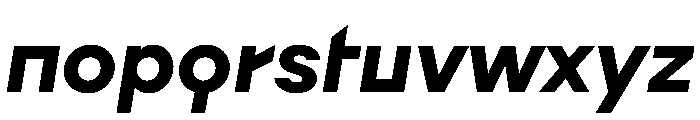 Augure BoldSlanted Font LOWERCASE