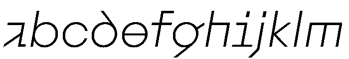 Augure ExtraLightSlanted FONT