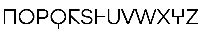 Augure Light Font UPPERCASE